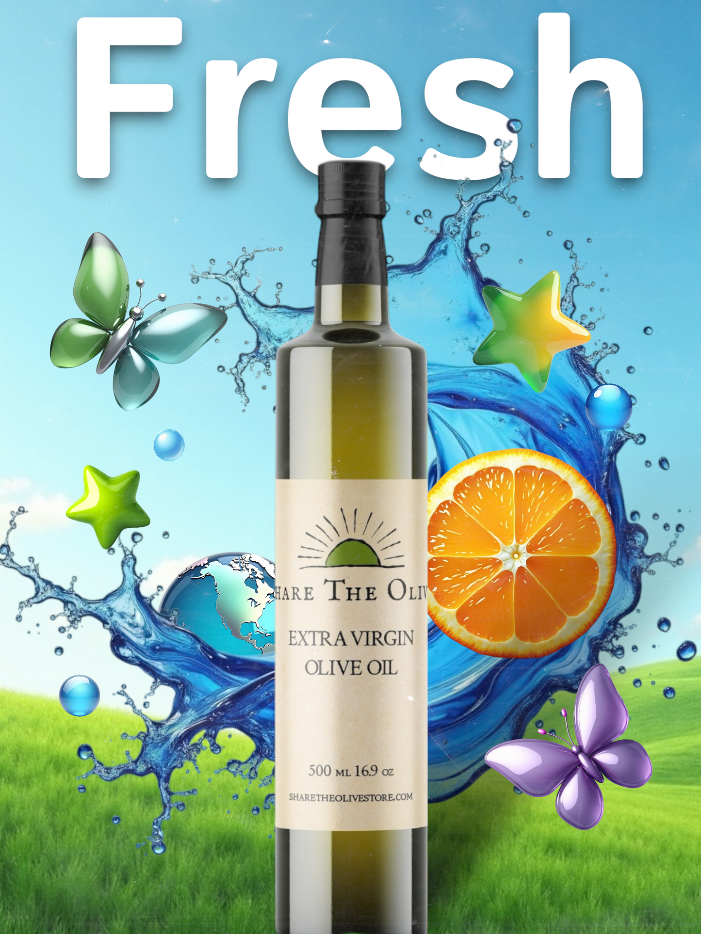 Share The Olive Extra Virgin Olive Oil